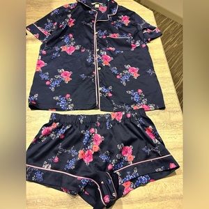 Victoria Secret Satin Short Pajamas.